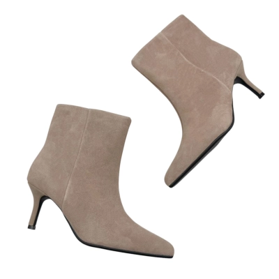 Ботильоны женские демисезонные натуральная замша бежевые E8072-3P Ботильоны женские демисезонные натуральная замша бежевые E8072-3P