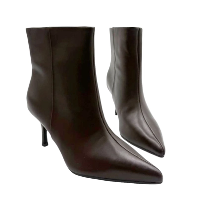 Ботильоны женские демисезонные натуральная кожа коричневые E8072-9P Ботильоны женские демисезонные натуральная кожа коричневые E8072-9P