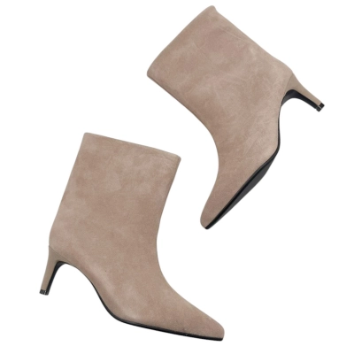 Ботильоны женские демисезонные натуральная замша бежевые E8073-3P Ботильоны женские демисезонные натуральная замша бежевые E8073-3P