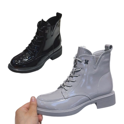 Ботинки женские демисезонные MOMOTARI натуральная лак кожа P182 Ботинки женские демисезонные MOMOTARI натуральная лак кожа P182