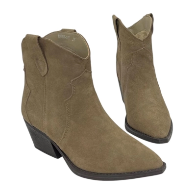 Казаки женские демисезонные натуральная замша бежевые E8688-15P Казаки женские демисезонные натуральная замша бежевые E8688-15P