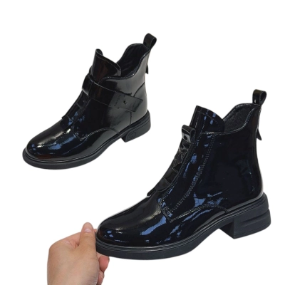 Ботинки женские демисезонные MOMOTARI натуральная лак кожа P202-8 Ботинки женские демисезонные MOMOTARI натуральная лак кожа P202-8