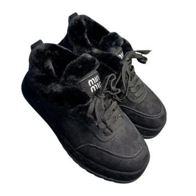 Ботинки женские зимние ADMLIS искусственная замша черные F6501 Ботинки женские зимние ADMLIS искусственная замша черные F6501