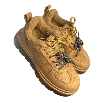 Полуботинки женские зимние ADMLIS искусственная замша песочные F9016-16 Полуботинки женские зимние ADMLIS искусственная замша песочные F9016-16