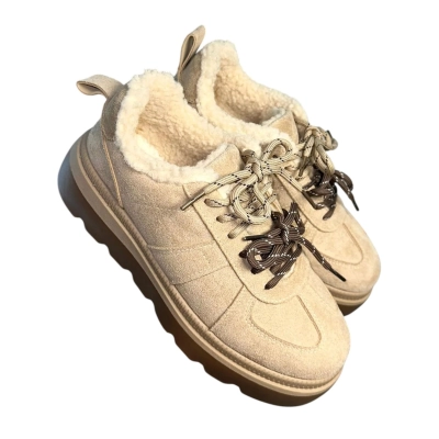 Полуботинки женские зимние ADMLIS искусственная замша бежевые F9016-1 Полуботинки женские зимние ADMLIS искусственная замша бежевые F9016-1