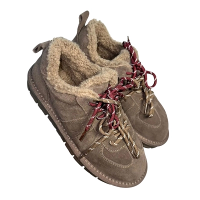 Полуботинки женские зимние ADMLIS натуральная замша капучино FW33-15 Полуботинки женские зимние ADMLIS натуральная замша капучино FW33-15