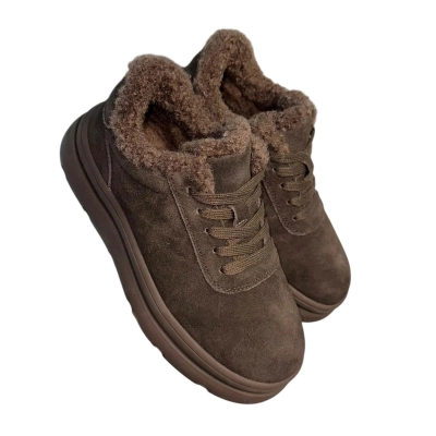 Полуботинки женские зимние ADMLIS натуральная замша шоколадные FC225-12 Полуботинки женские зимние ADMLIS натуральная замша шоколадные FC225-12