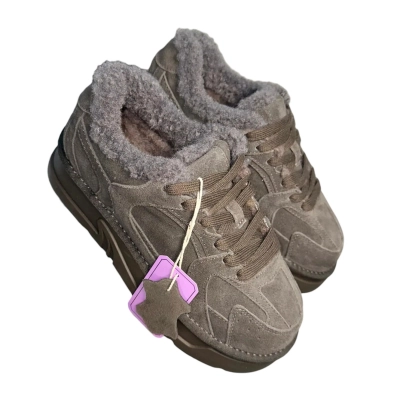 Полуботинки женские зимние ADMLIS натуральная замша серые FC223-5 Полуботинки женские зимние ADMLIS натуральная замша серые FC223-5