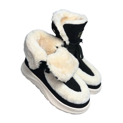 Ботинки женские зимние ADMLIS искусственная замша черные F3970-8 Ботинки женские зимние ADMLIS искусственная замша черные F3970-8