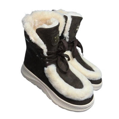 Ботинки женские зимние ADMLIS искусственная замша коричневые F3970-12 Ботинки женские зимние ADMLIS искусственная замша коричневые F3970-12